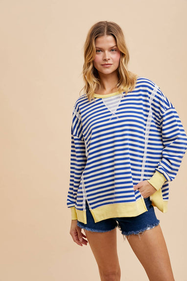 Nicci striped pullover