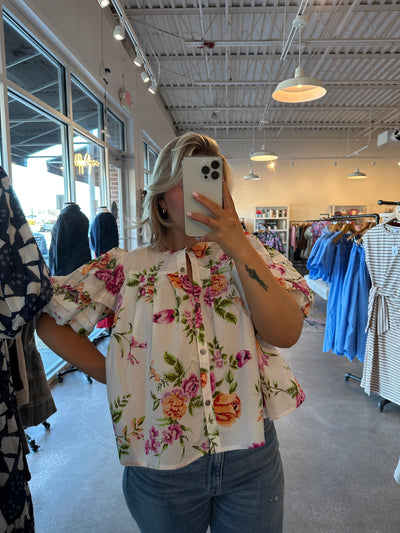 Mindy floral top