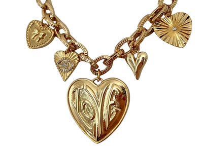 Heart Charm Necklace- The Charm Collection