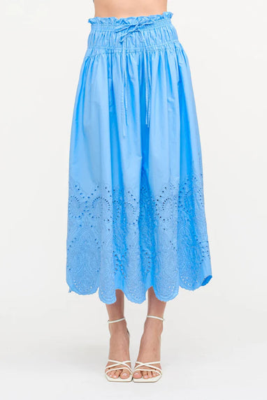 Margot eyelet skirt