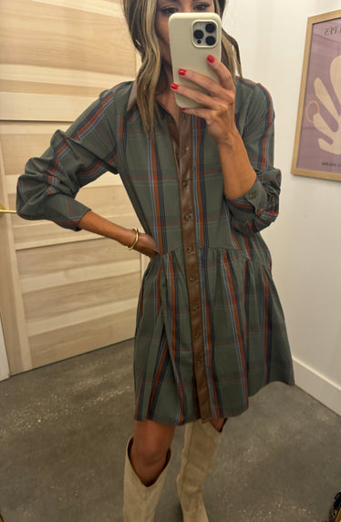 Tristan plaid dress