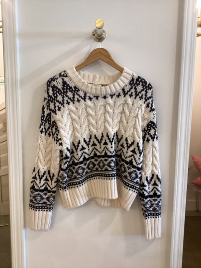 SALE- Garland fairisle sweater