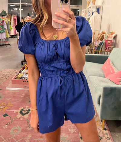 Hailey blue romper